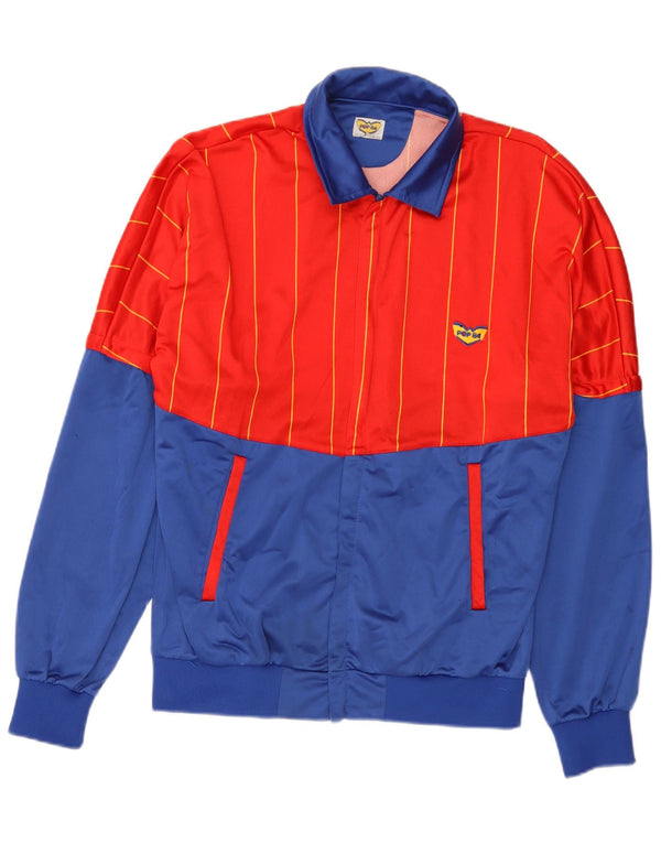 POP 84 Chaqueta de chándal para hombre XL Rojo Colorblock