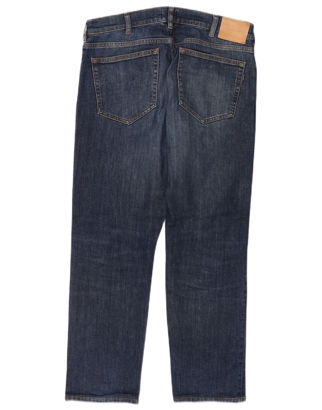 Gant Vaqueros Rectos Para Hombre W32 L30 Algodón Azul