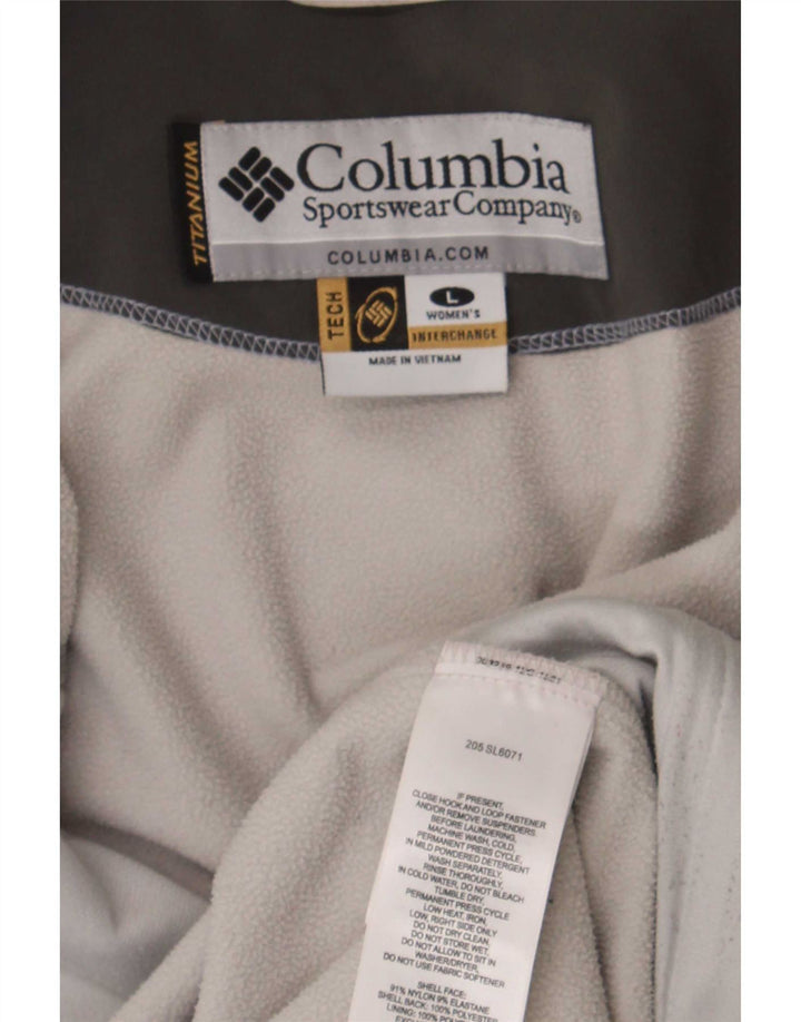 Columbia Chaqueta cortavientos Interchange para mujer Reino Unido 46 Grande Azul Colorblock
