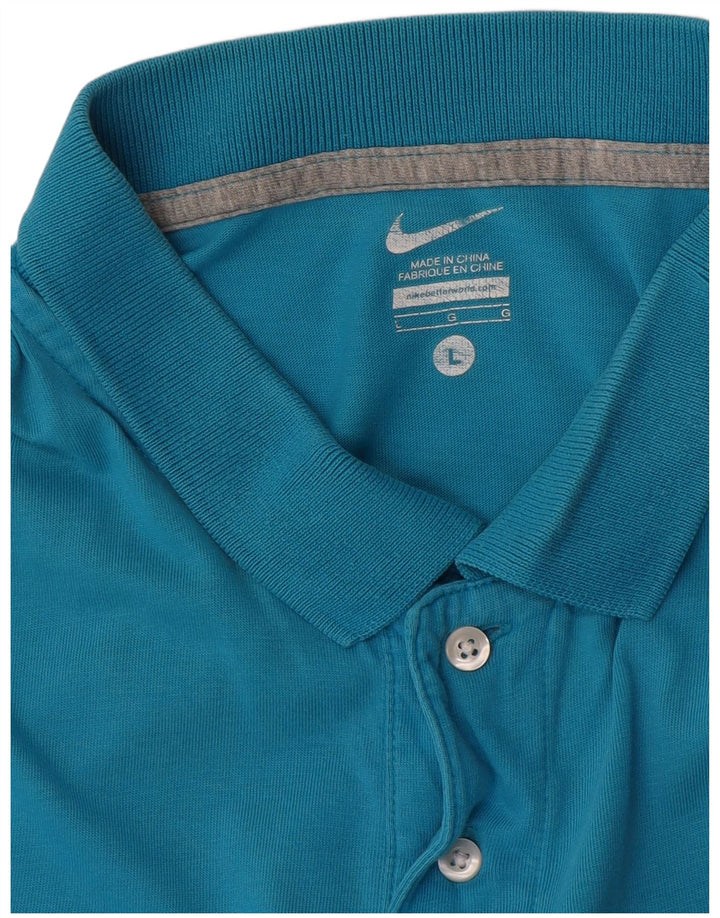 Polo Nike Hombre Azul Grande