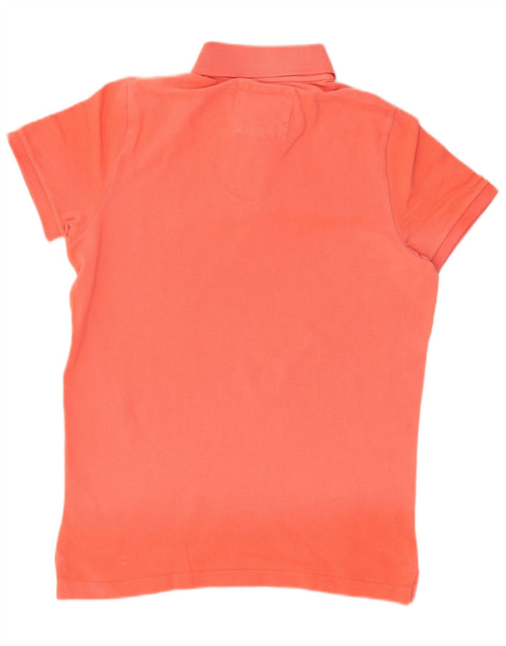 HOLLISTER Polo Hombre Algodón Rojo Mediano