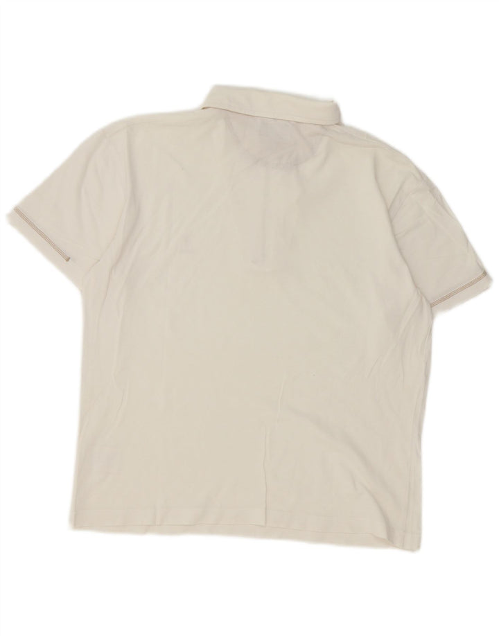 Polo Hombre Trussardi Jeans Small Blanco Algodón