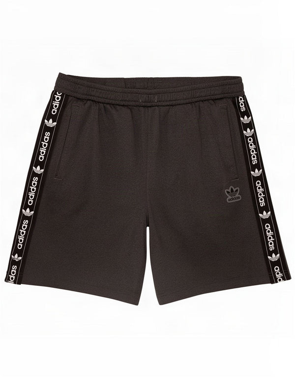Pantalones cortos deportivos con gráficos Adidas para hombre, poliéster con bloques de color gris grande