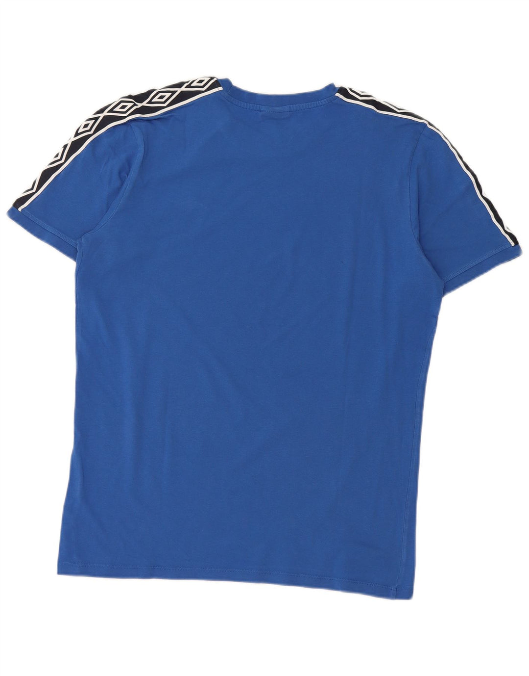 Umbro Hombre Camiseta Gráfica Top Azul Medio Colorblock