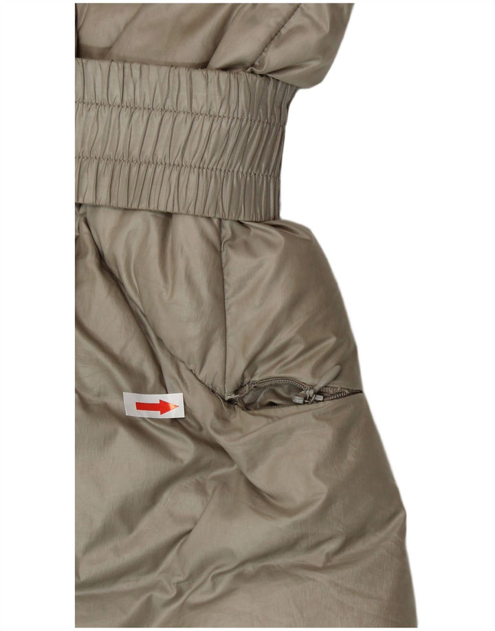 BLAUER Abrigo acolchado para mujer UK 10 Small Beige