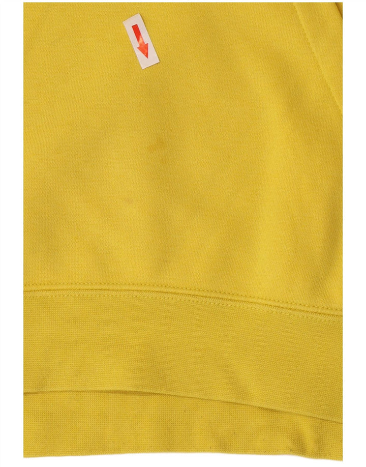 Nike Jersey con capucha para hombre, talla grande, algodón amarillo