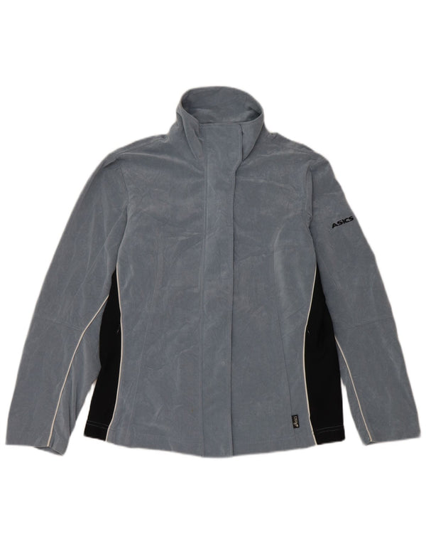 Asics - Chaqueta de chándal para mujer, talla 40, color azul medio