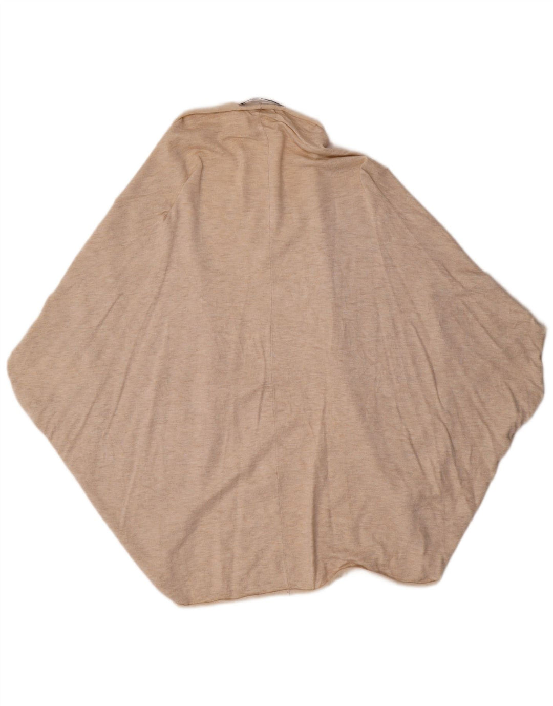 Zara Jersey Poncho Abierto para Mujer UK 44 Medio Beige