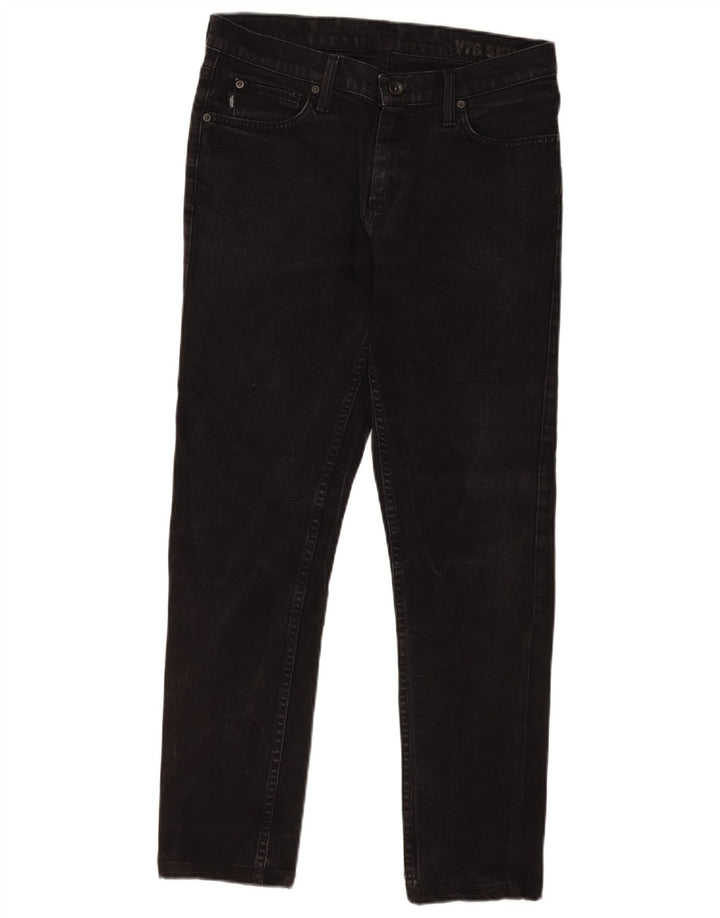 Vaqueros ajustados para hombre Vans W34 L29 Algodón negro