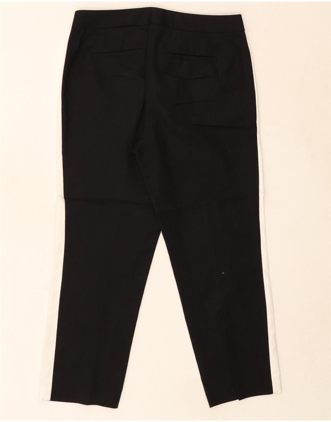 MICHAEL KORS Womens Cropped Trousers US 6 Medium W30 L25 Black Colourblock Vintage Michael Kors and Second-Hand Michael Kors from Messina Hembry 