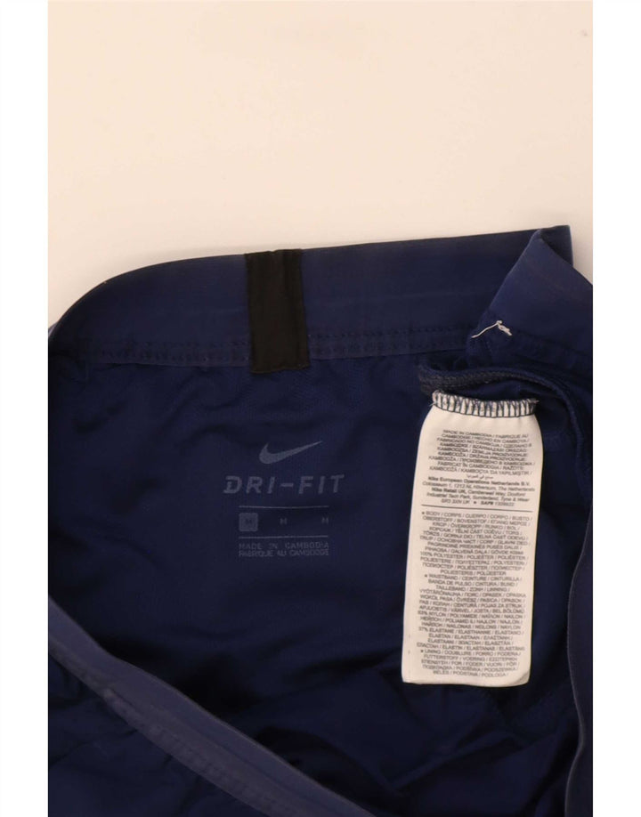 Pantalones cortos deportivos Nike Dri Fit para hombre Poliéster azul marino mediano