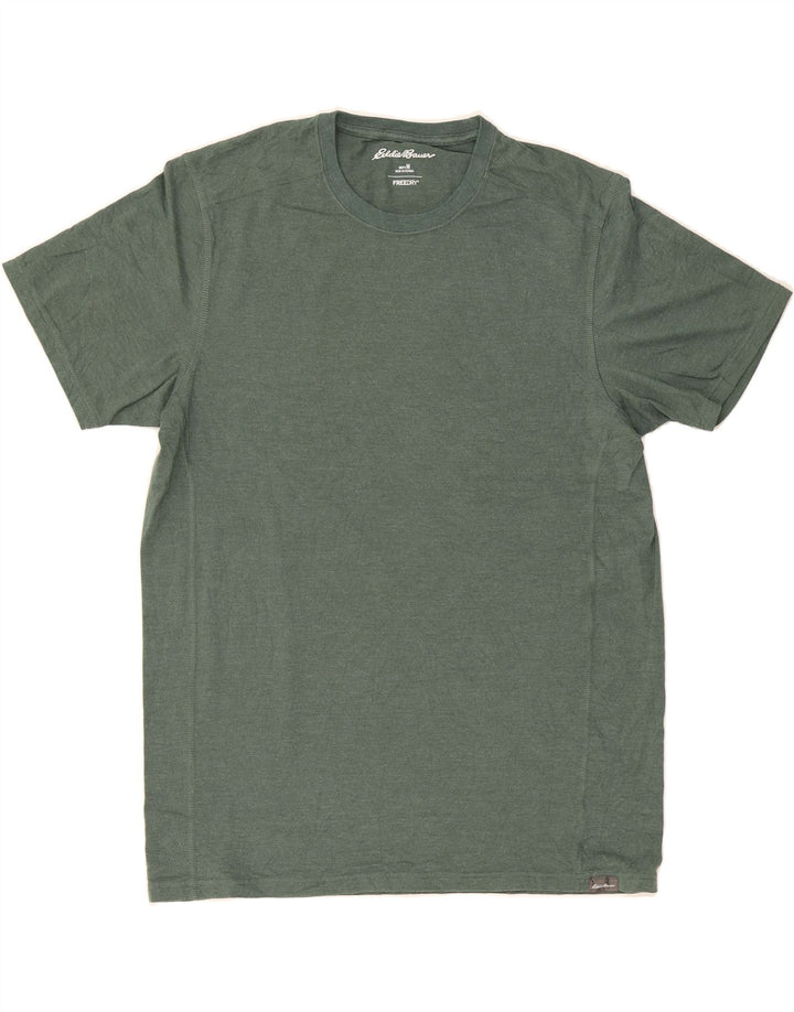 EDDIE BAUER Mens T-Shirt Top Medium Green Vintage Eddie Bauer and Second-Hand Eddie Bauer from Messina Hembry 