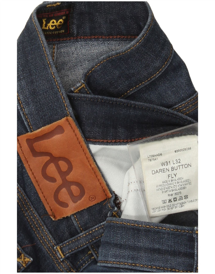 Vaqueros Lee Daren Slim para Hombre W31 L27 Algodón Azul Marino