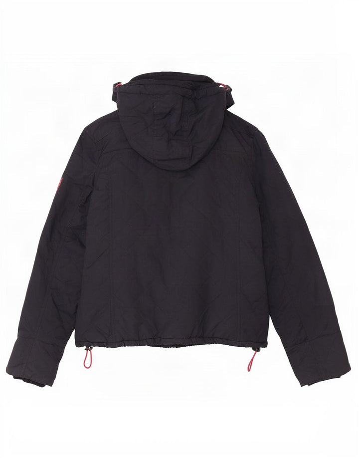Superdry Chaqueta Acolchada con Capucha Windcheater para Mujer UK 44 Grande Azul Marino