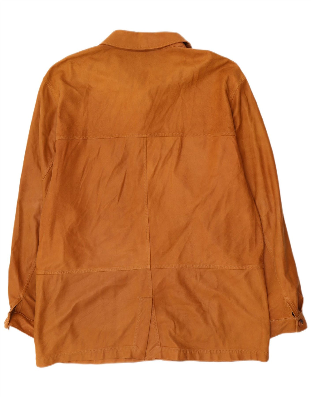 Chaqueta de ante vintage para hombre IT 54 2XL Beige