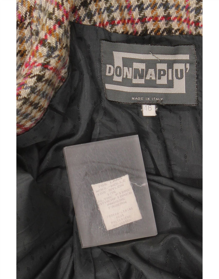 Donna Piu Chaqueta tipo blazer extragrande con 2 botones para mujer IT 46 Grande Verde