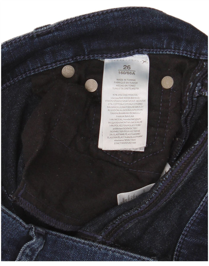 Vaqueros pitillo para mujer RALPH LAUREN W26 L30 Viscosa azul