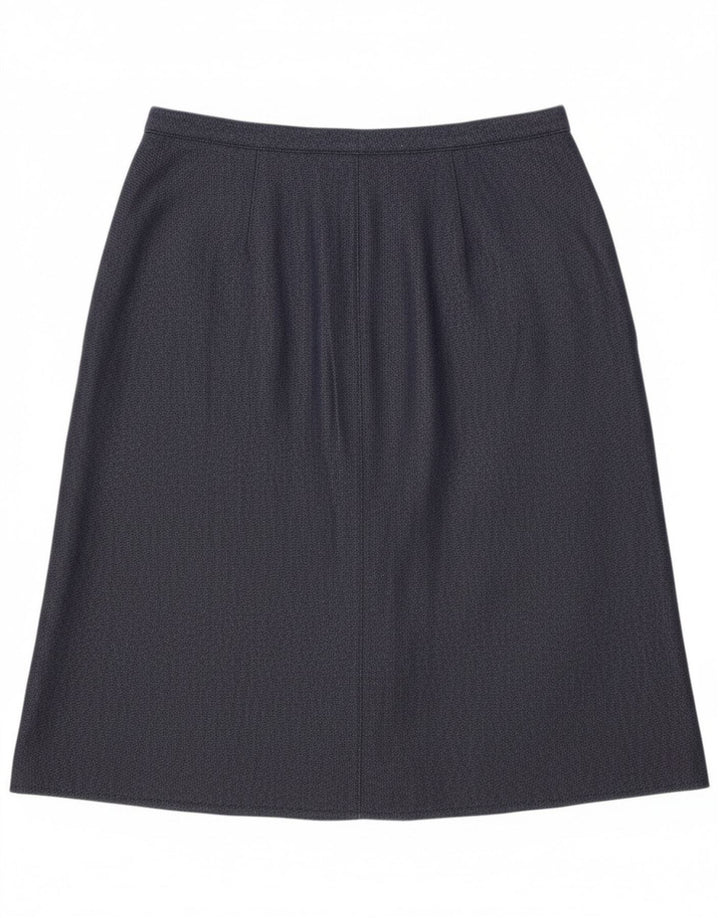 Vintage mujer A-Line falda W34 azul grande