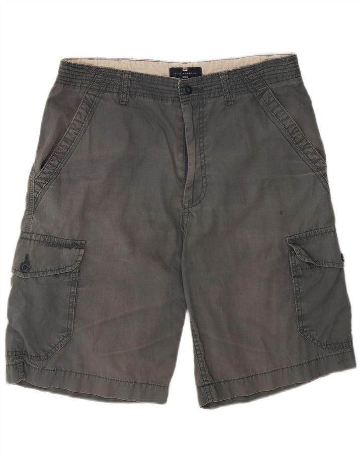 Marks & Spencer Pantalones cortos tipo cargo para hombre W32 Algodón gris medio