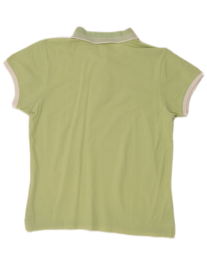 CHAMPION Polo para mujer UK 40 Grande Algodón verde
