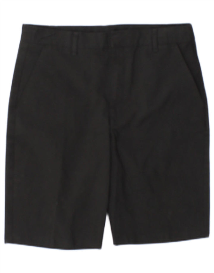 Marks & Spencer Pantalones cortos chinos para niños 13-14 años W30 Poliéster negro