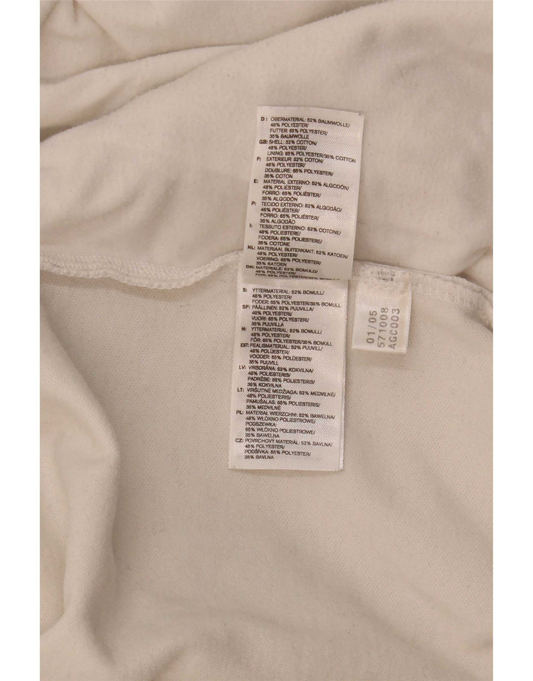 Adidas Mujer Gráfico Chándal Top Chaqueta UK 10 Small Blanco Colorblock