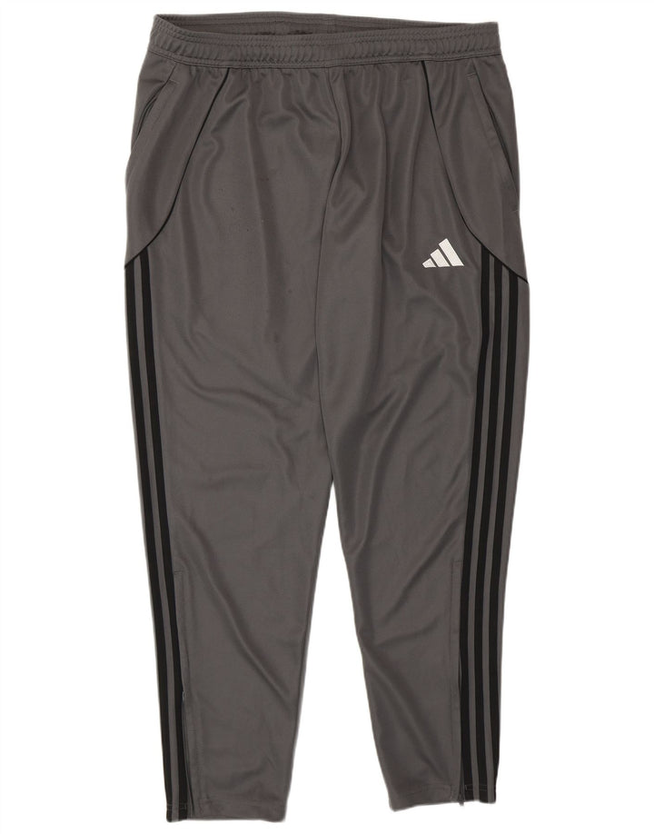 Adidas Pantalones De Chándal Slim Fit Hombre XL Gris Poliéster