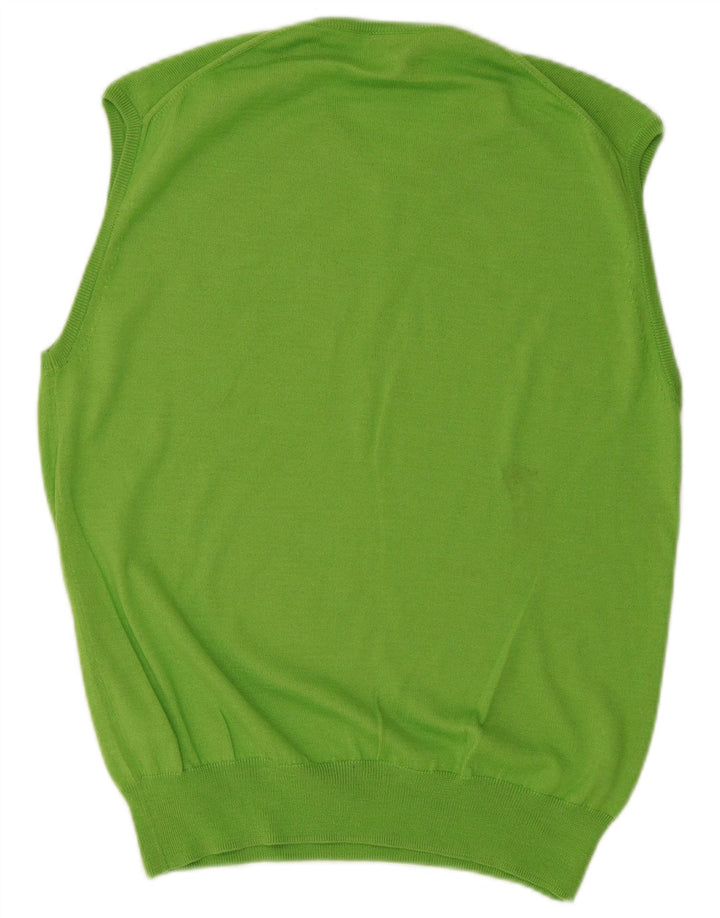 Nike - Chaleco de golf para hombre, camiseta sin mangas, poliéster verde grande