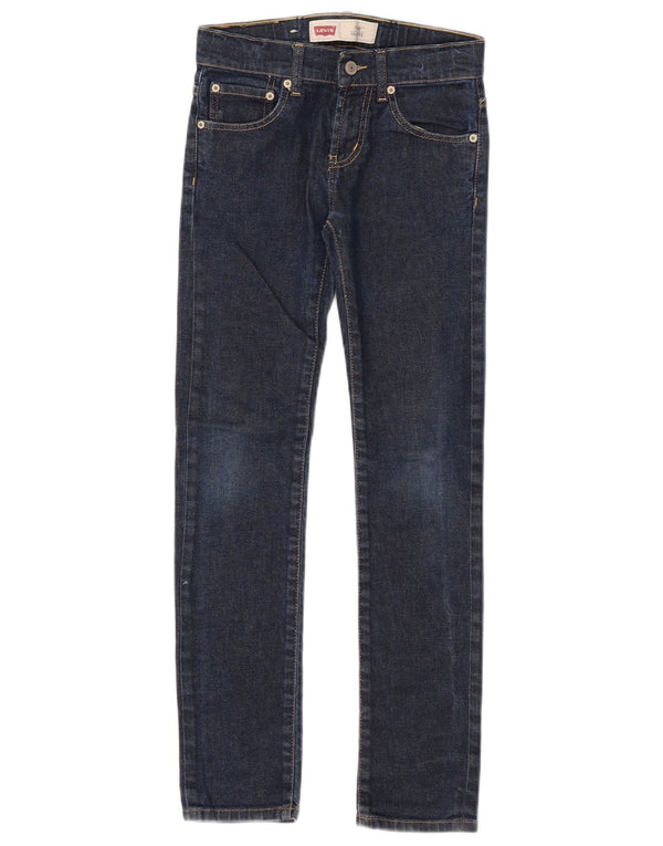 Levi's Vaqueros pitillo 510 para niña 9-10 años W23 L27 Azul marino Algodón