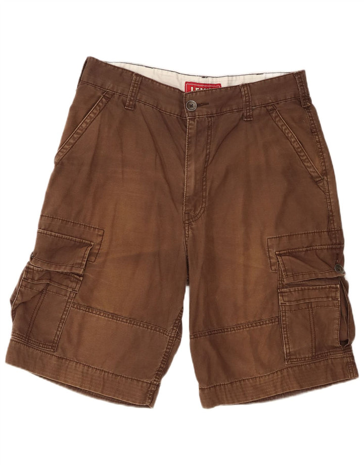 Levi's Hombre Shorts Cargo W32 Algodón Marrón Medio