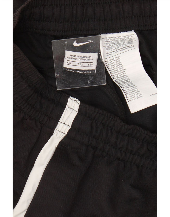 Nike - Pantalones cortos deportivos para hombre (talla XL), color negro, poliéster