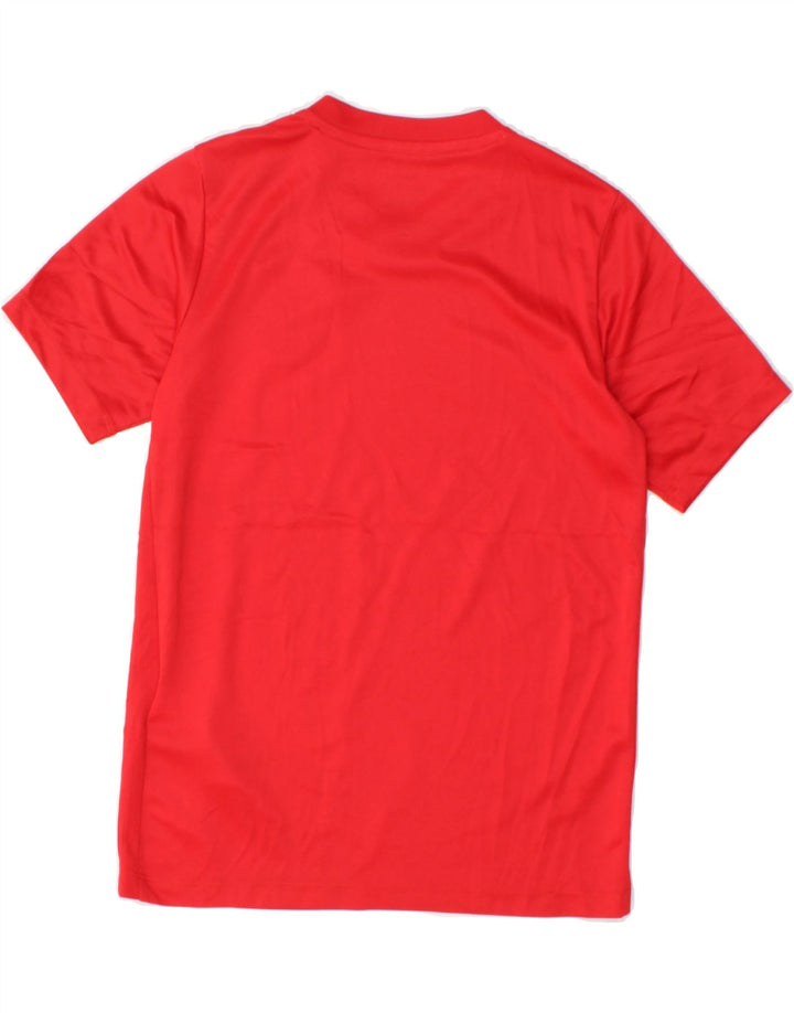 NIKE Boys Dri Fit Graphic T-Shirt Top 10-11 Years Medium Red Polyester Vintage Nike and Second-Hand Nike from Messina Hembry 