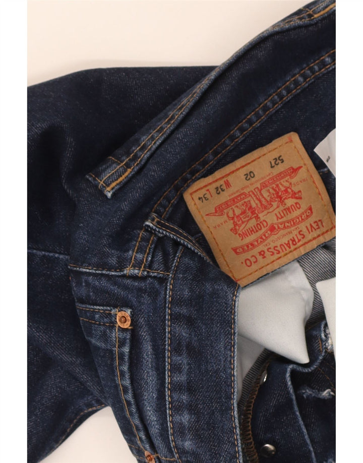 Levi's Hombre 527 Vaqueros Bootcut W32 L27 Algodón Azul Marino