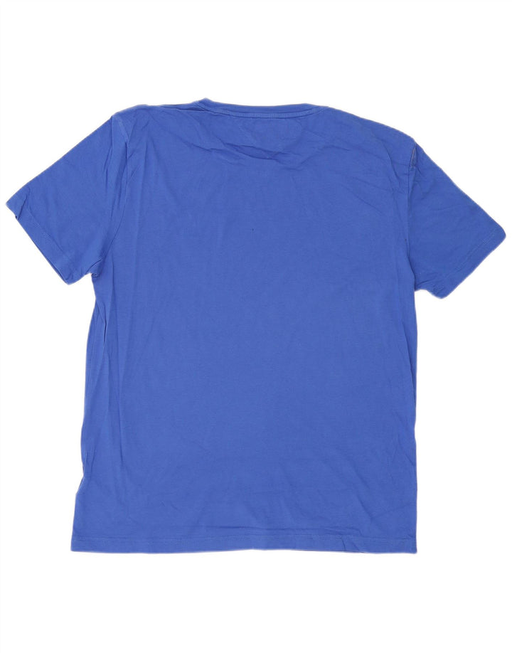 TOMMY HILFIGER Camiseta gráfica para hombre Top 2XL Algodón azul