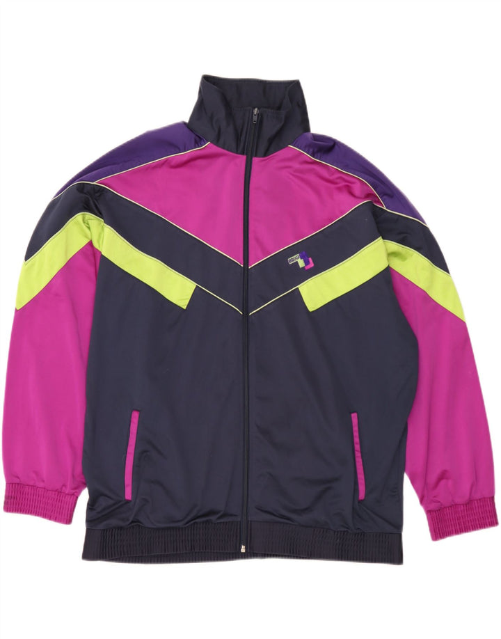 Brugi Hombre Chándal Top Chaqueta XL Azul Marino Colorblock