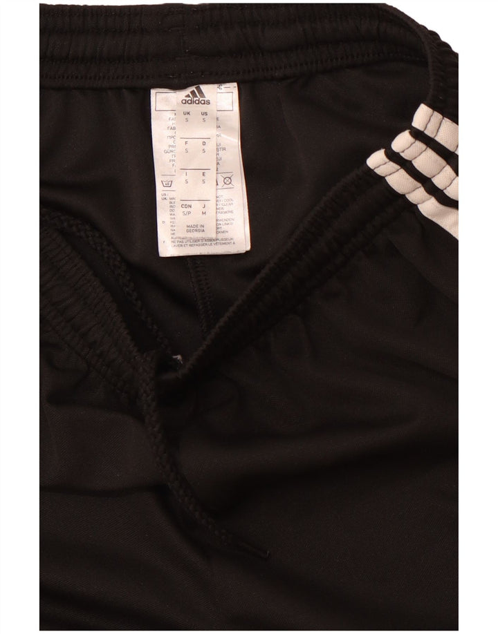 ADIDAS Mujer Aeroready Sport Shorts UK 10 Pequeño Poliéster Negro