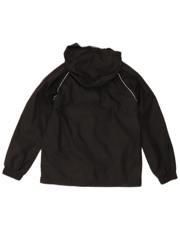 Adidas Chubasquero con capucha para niño 7-8 años Negro Poliéster
