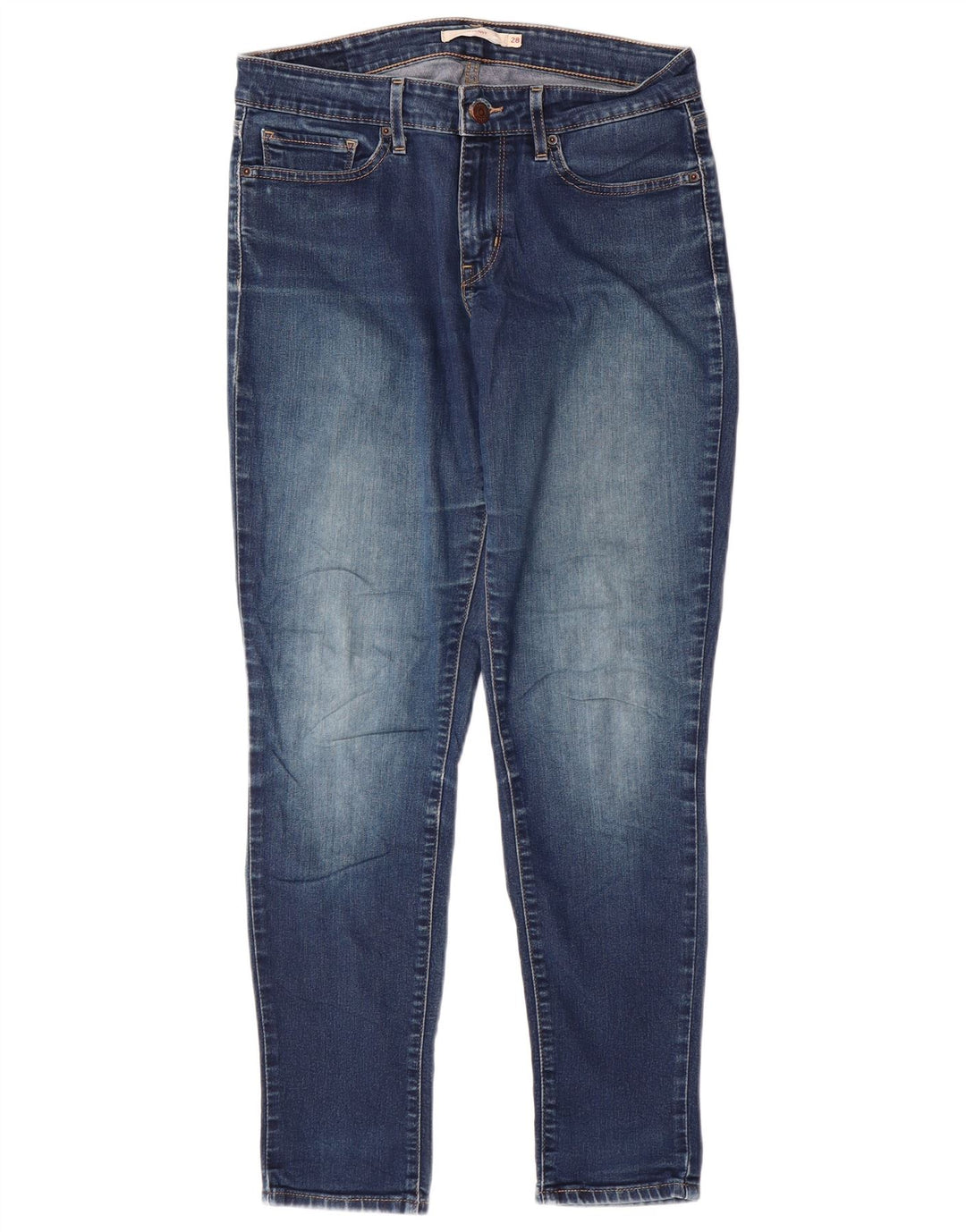 LEVI'S Vaqueros pitillo para mujer W28 L28 Algodón azul