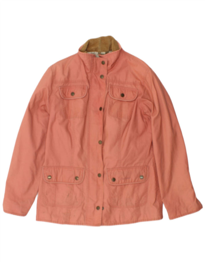 Barbour Chaqueta de algodón encerado para mujer Reino Unido 42 Rosa mediano