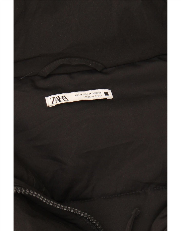 ZARA Mens Oversized Windbreaker Jacket UK 38 Medium Black Vintage Zara and Second-Hand Zara from Messina Hembry 