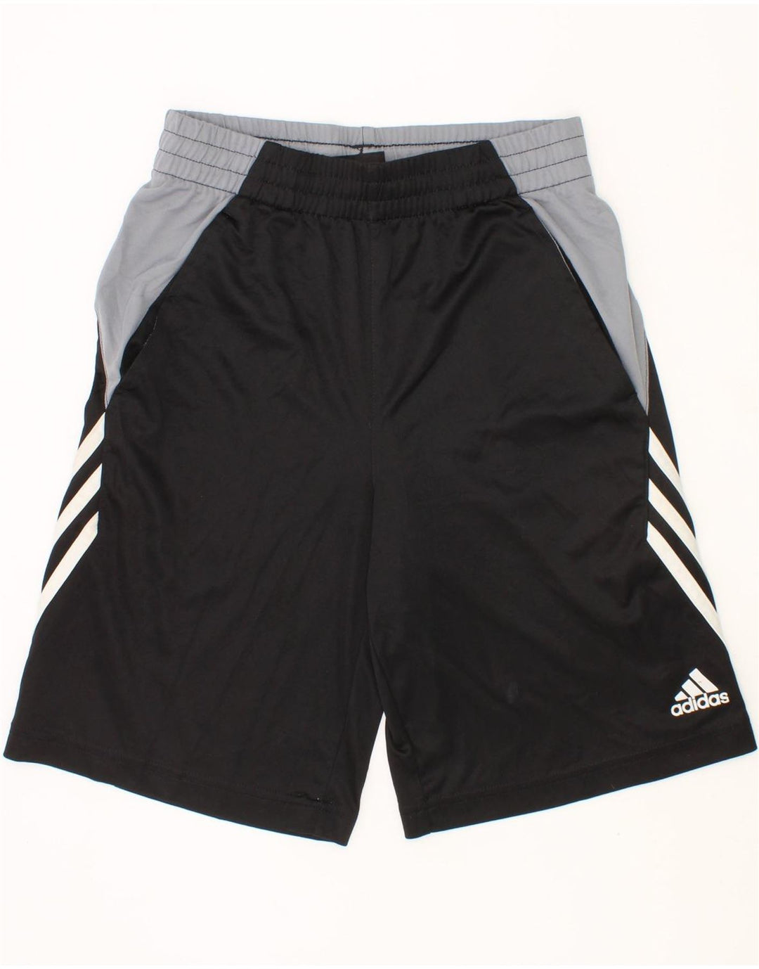 ADIDAS Pantalones cortos deportivos para niño 7-8 años Small Negro Colorblock Poliéster