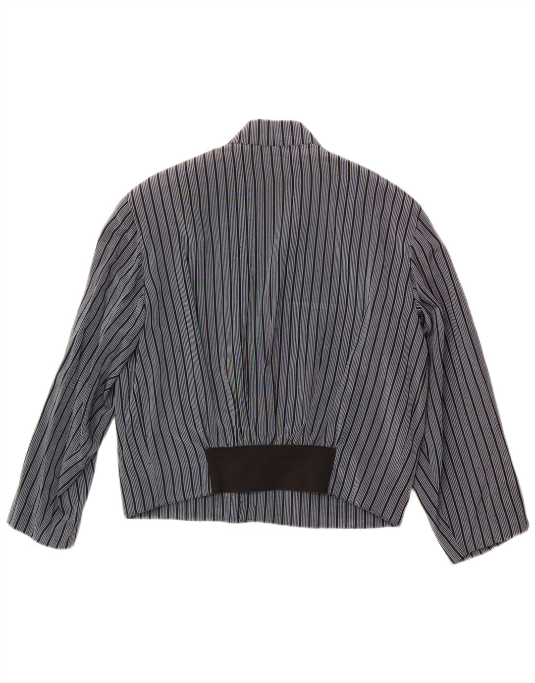 Polbot Chaqueta tipo blazer de 3 botones para hombre UK 38 Azul medio a rayas