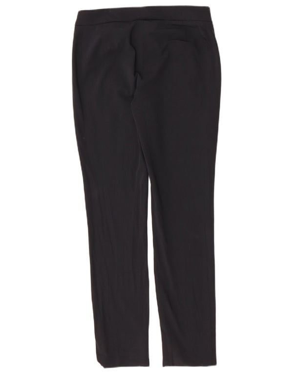 Trussardi Pantalones Casuales Slim Fit para Mujer IT 40 Small W28 L28 Negro