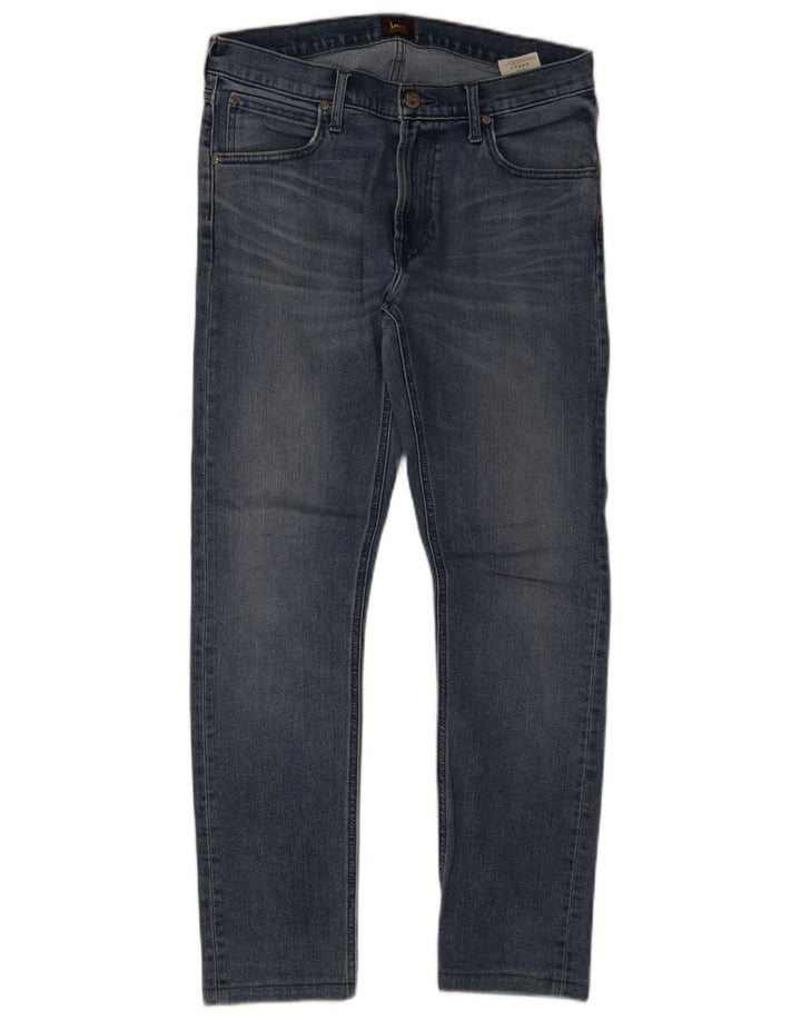 Vaqueros Lee Luke Slim para Hombre W32 L32 Algodón Azul