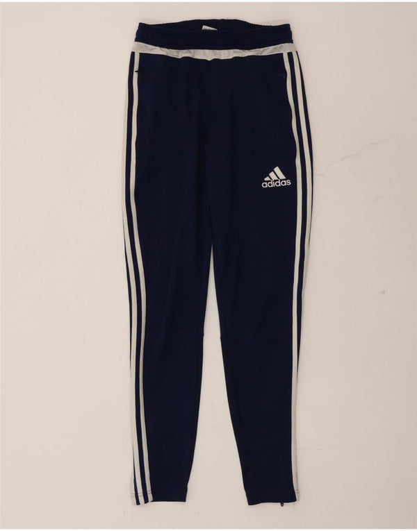 Adidas Hombre Climacool Chándal Pantalones XS Azul Marino Colorblock Poliéster