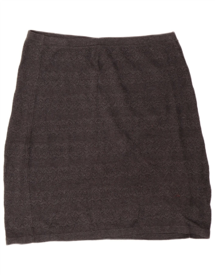 Minifalda de cintura alta para mujer de Fat Face UK 40 Large W30 Gris Algodón Clásico