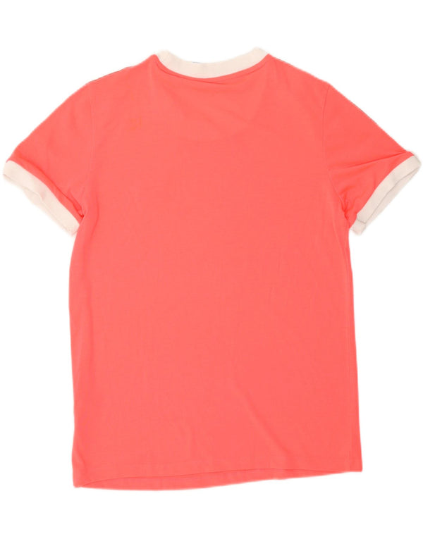 ADIDAS Camiseta para mujer Top UK 12 Medio Naranja Poliéster