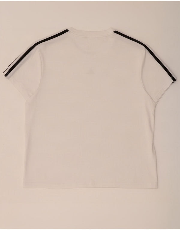 Adidas Camiseta Mujer Top UK 12/14 Medium Blanco