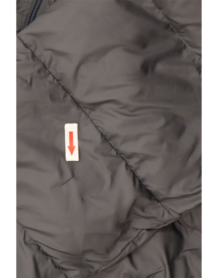 Adidas Chaqueta acolchada con capucha para niño 15-16 años Gris Poliéster