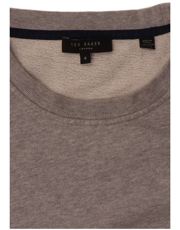 TED BAKER Sudadera para hombre Jumper Talla 6 2XL Gris
